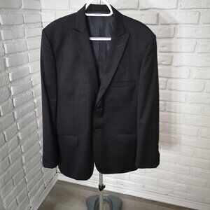 Moores Men's Size 40S Dark Charcoal 100% Wool 2 Button Closure Suit Coat Only